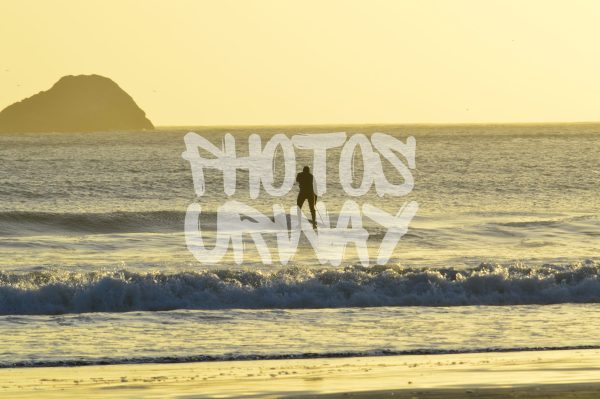 Surfing on Oregon Coast