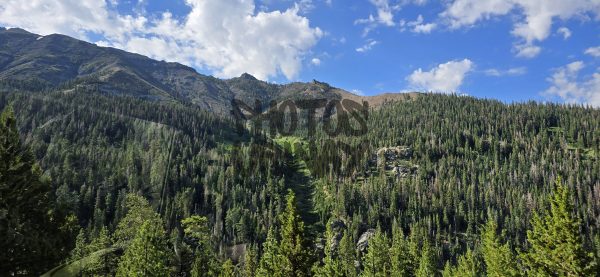 Rocky Mountain In Landscape