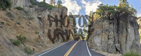 Road In The Middle Of Rocks