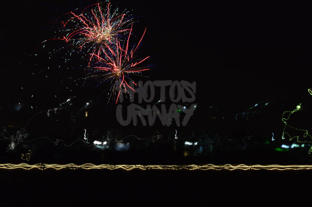 Fireworks Blurred